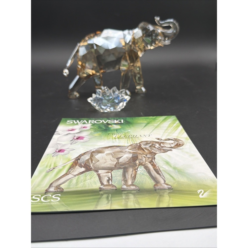 Swarovski SCS 2013 Cinta Elephant 1137207 Annual Edition Box COA Plaque